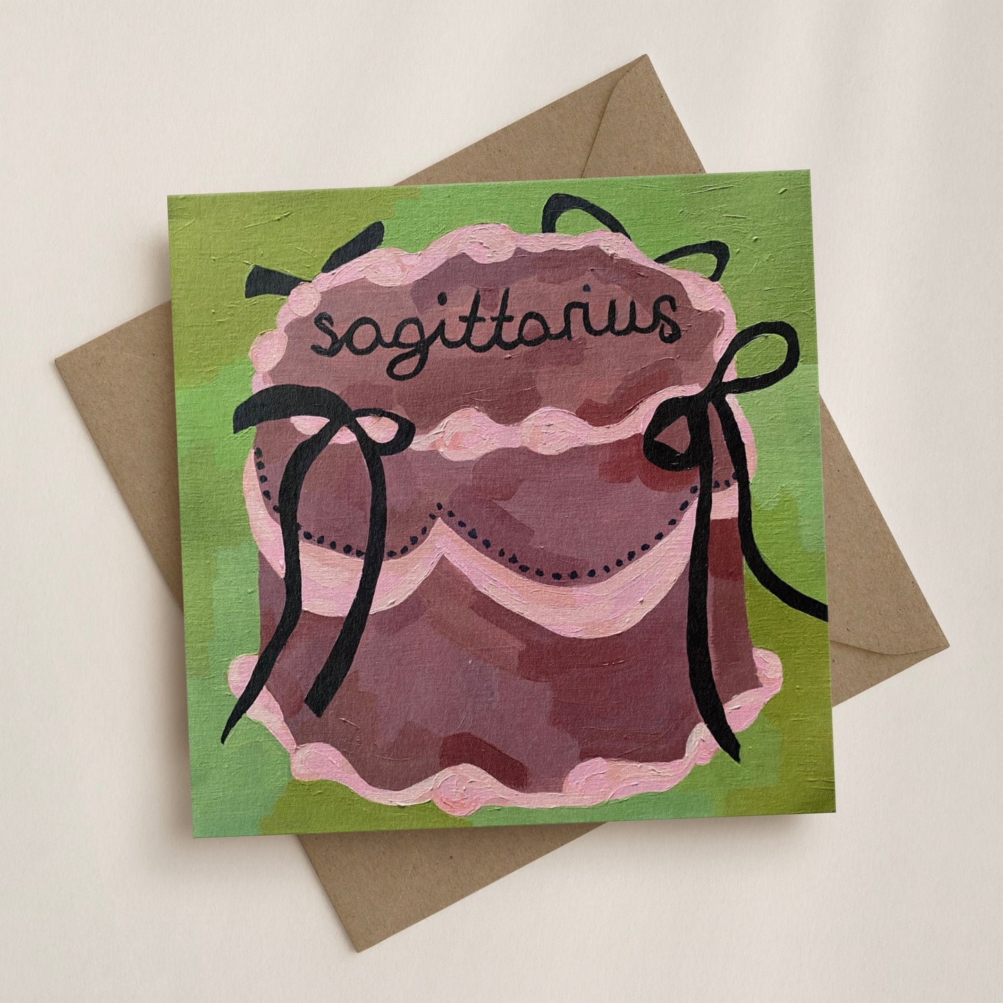 ‘SAGITTARIUS’ greeting card