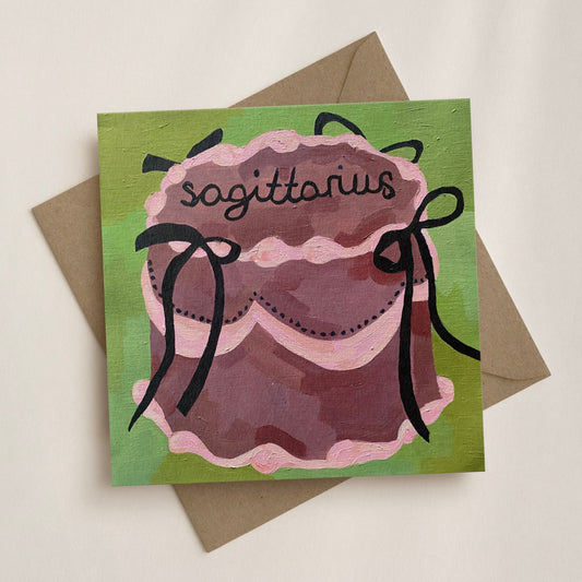 ‘SAGITTARIUS’ greeting card
