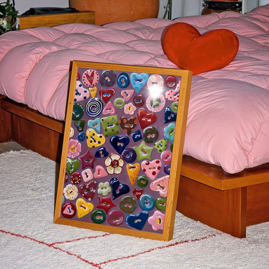 ‘CUTE AS A BUTTON’ print