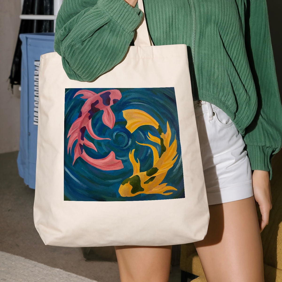 ‘KOI’ eco tote bag