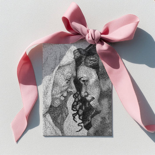 ‘RUE & JULES’ greeting card
