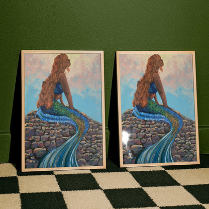 ‘MY LITTLE MERMAID’ print