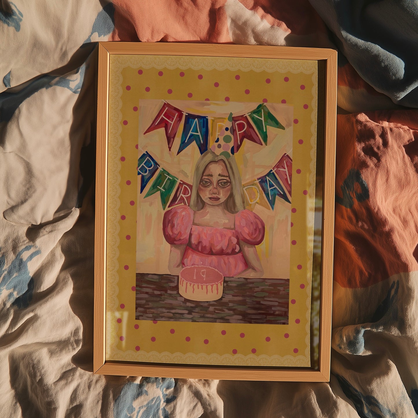 ‘PITY PARTY’ backdrop