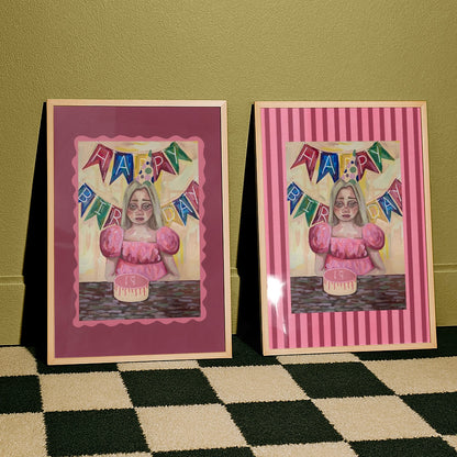 ‘PITY PARTY’ backdrop